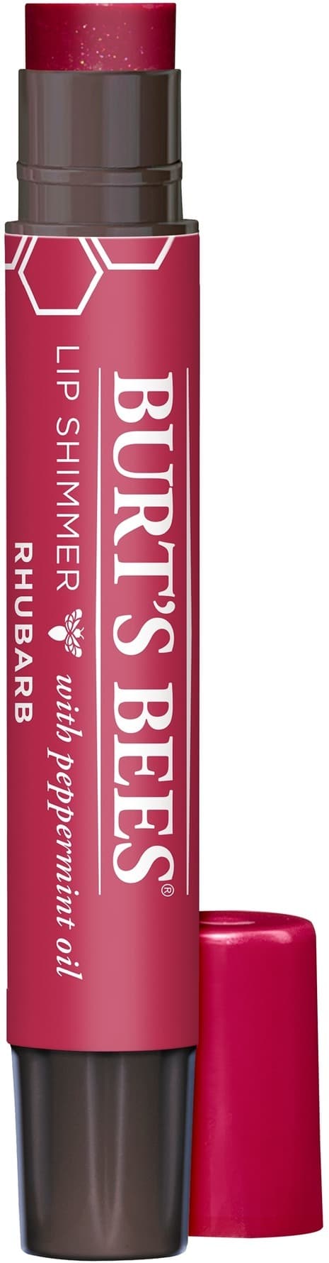 Burt's Bees Lip Shimmer Rhuarb