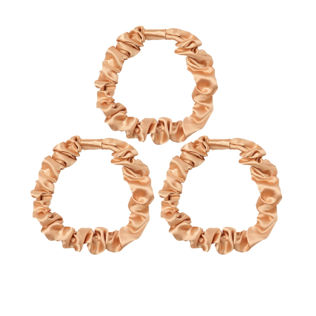 KICKS Beauty Slim Scrunchies 3-pack Electric