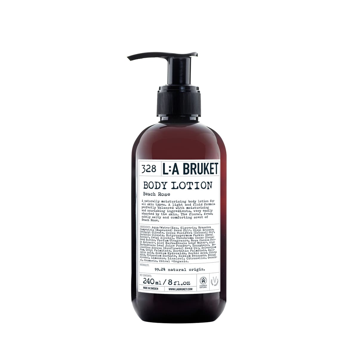 L:A BRUKET 328 Body Lotion Beach Rose 240 ml