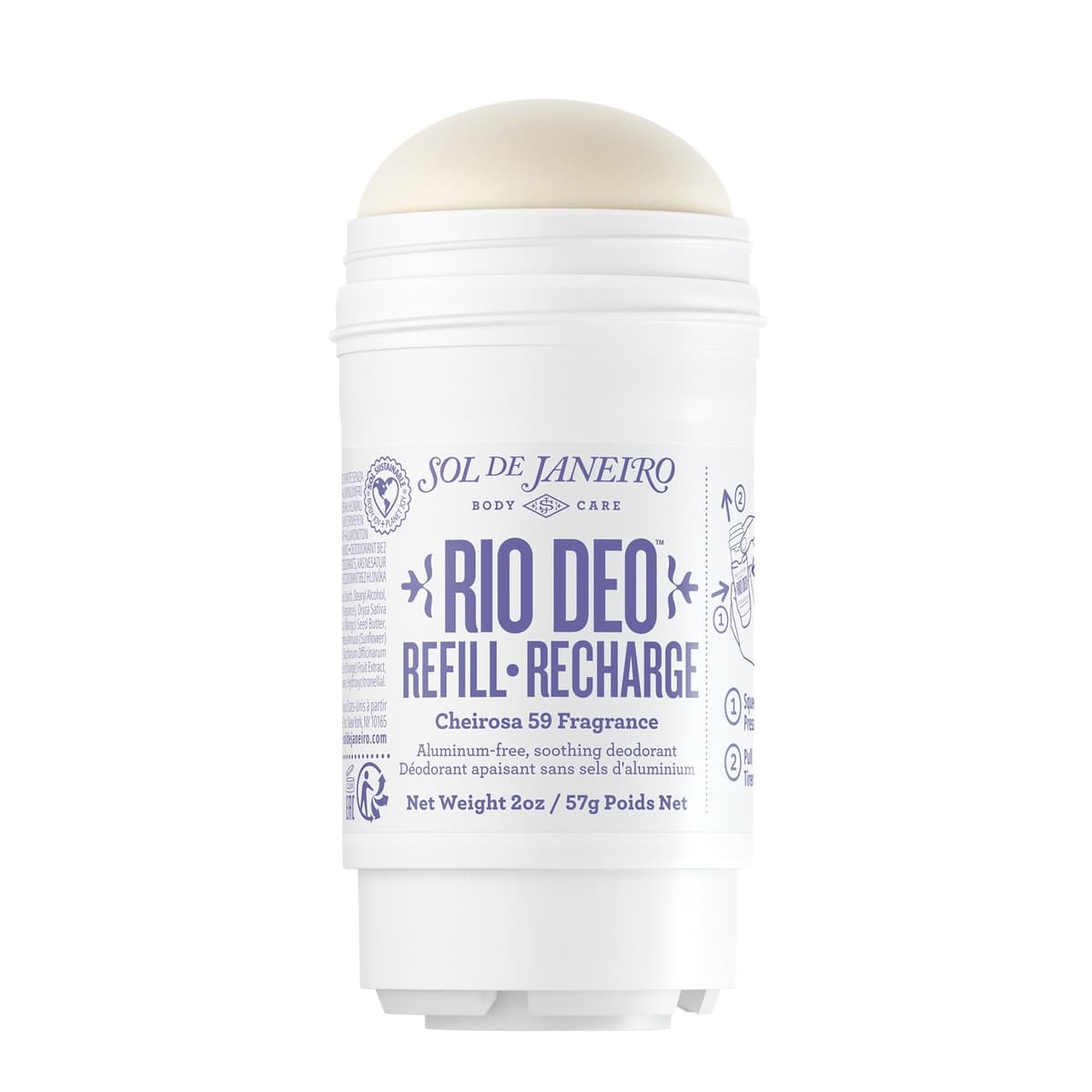 Sol de Janeiro Rio Cheirosa 59 Refill Deo Roll 57 g, Refill