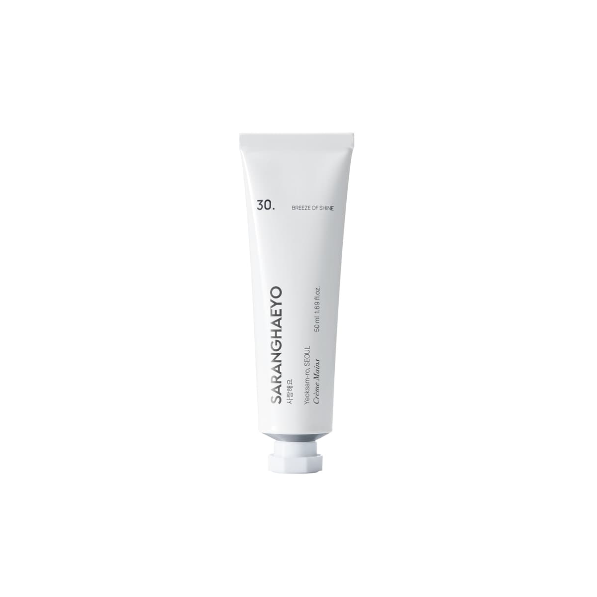 SARANGHAEYO 30. BREEZE OF SHINE Crème Mains 50 ml