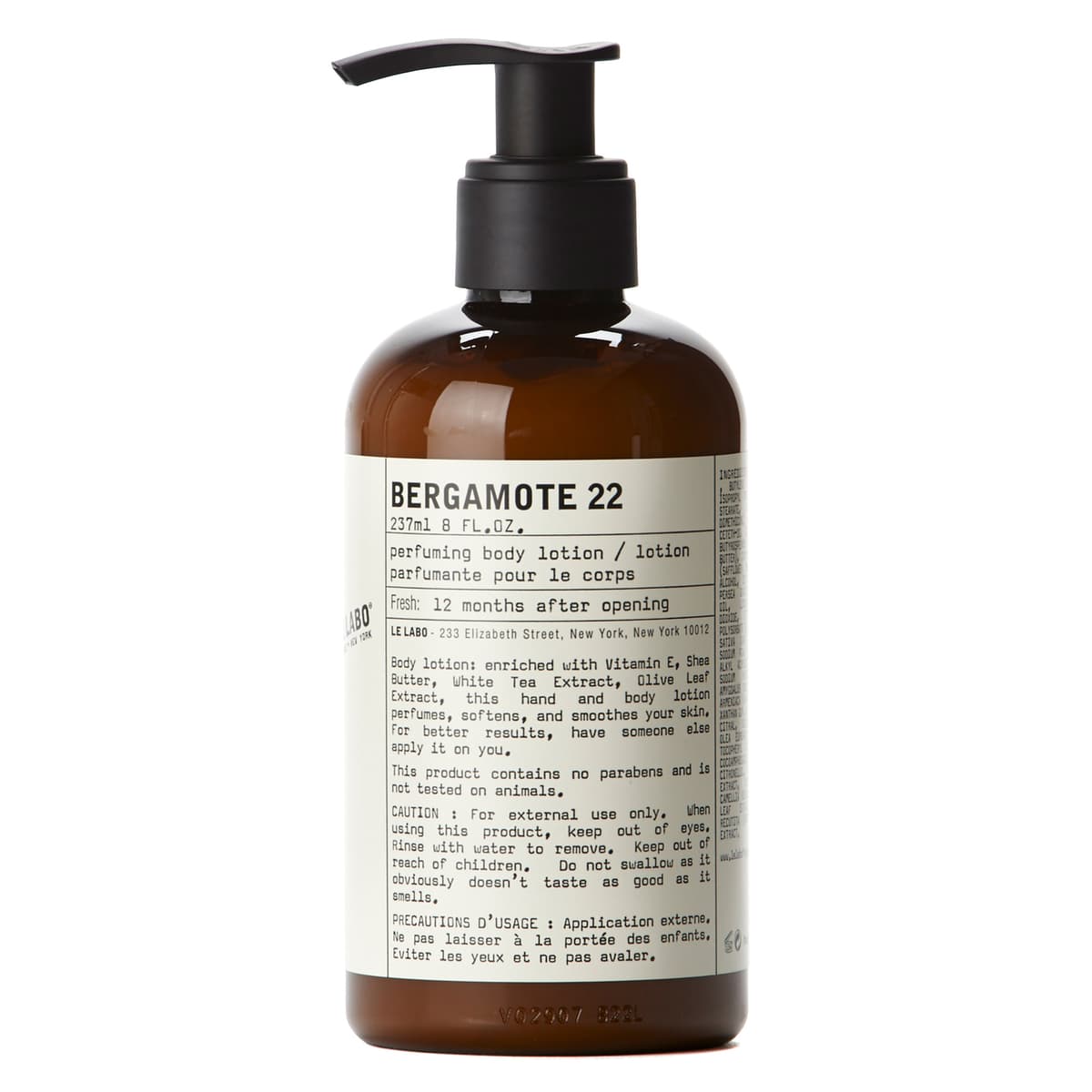 Le Labo Bergamote 22 Body Lotion 237 ml