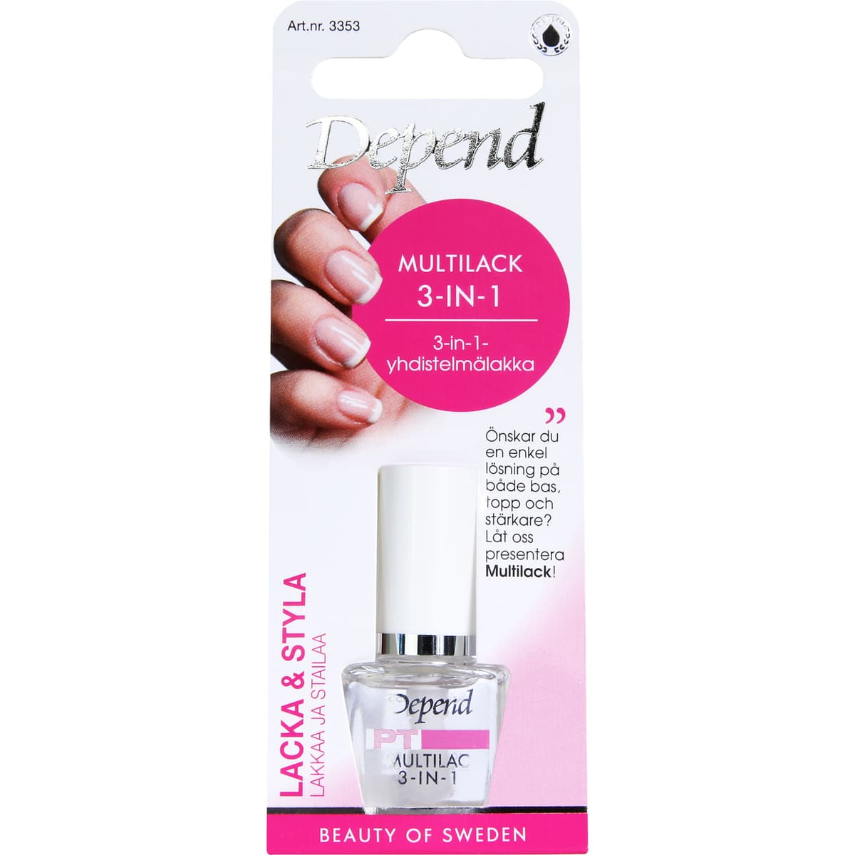 Depend Nail Care Multi 3-In-1