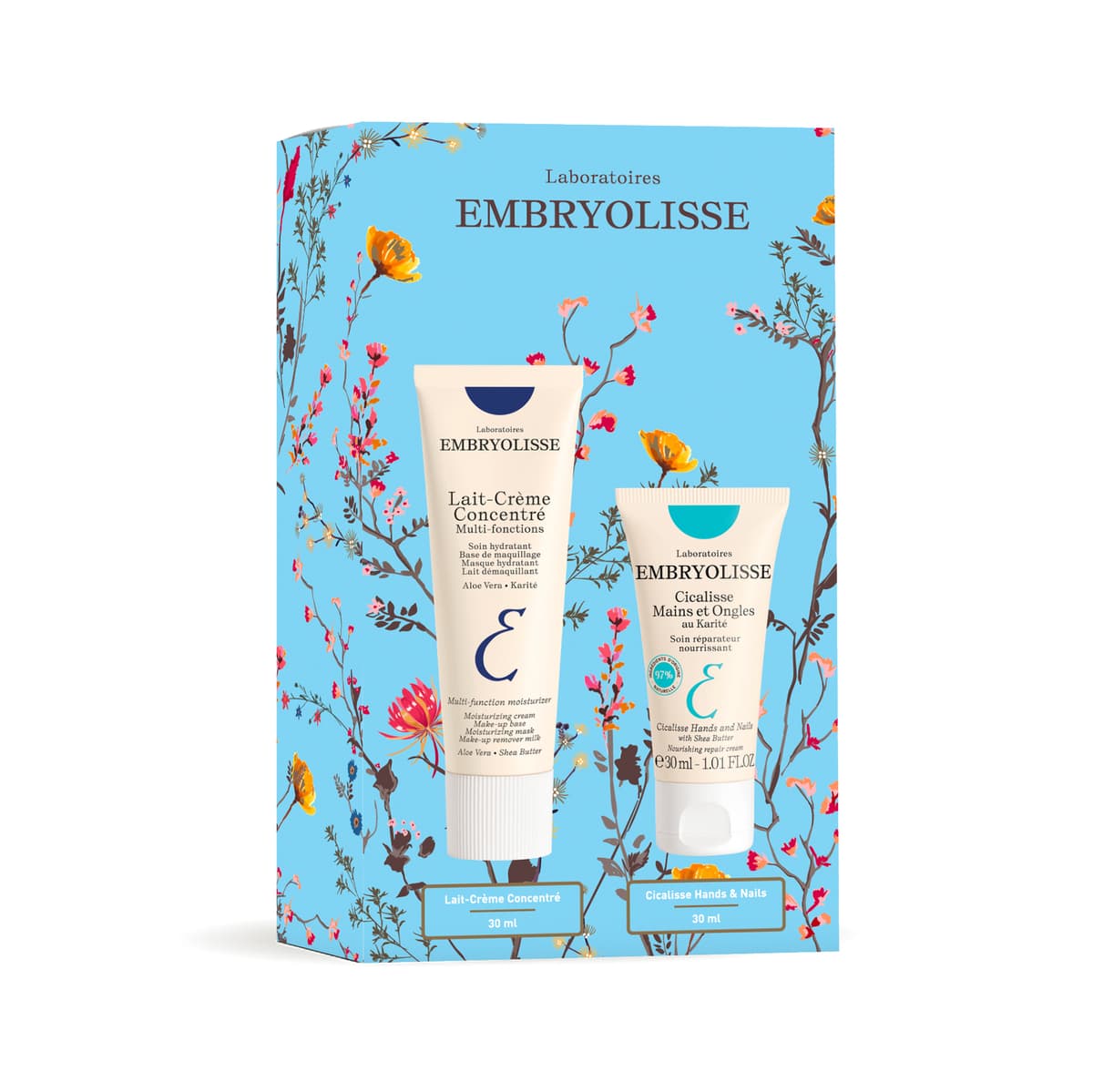 Embryolisse EMBRYO Lait Crème Concentré 30 ml & Cicalilsse Hands & Nails 30 ml Gift Box