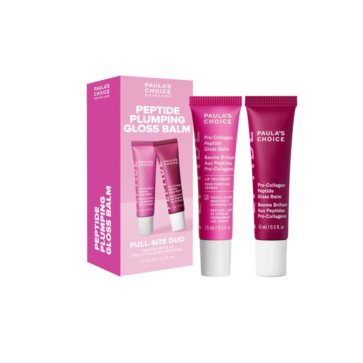 Paula's Choice The Peptide Plumping Gloss Balm Duo Paula's Choice The Peptide Plumping Gloss Balm Duo