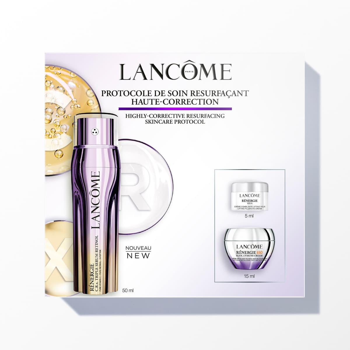 Lancôme Rénergie CRx Triple Serum Retinol-sett 1 pcs