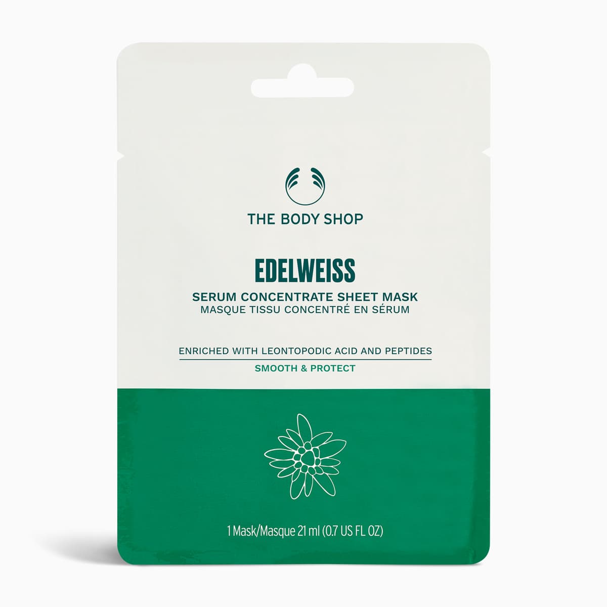 THE BODY SHOP Edelweiss Serum Concentrate Sheet Mask 21 ml