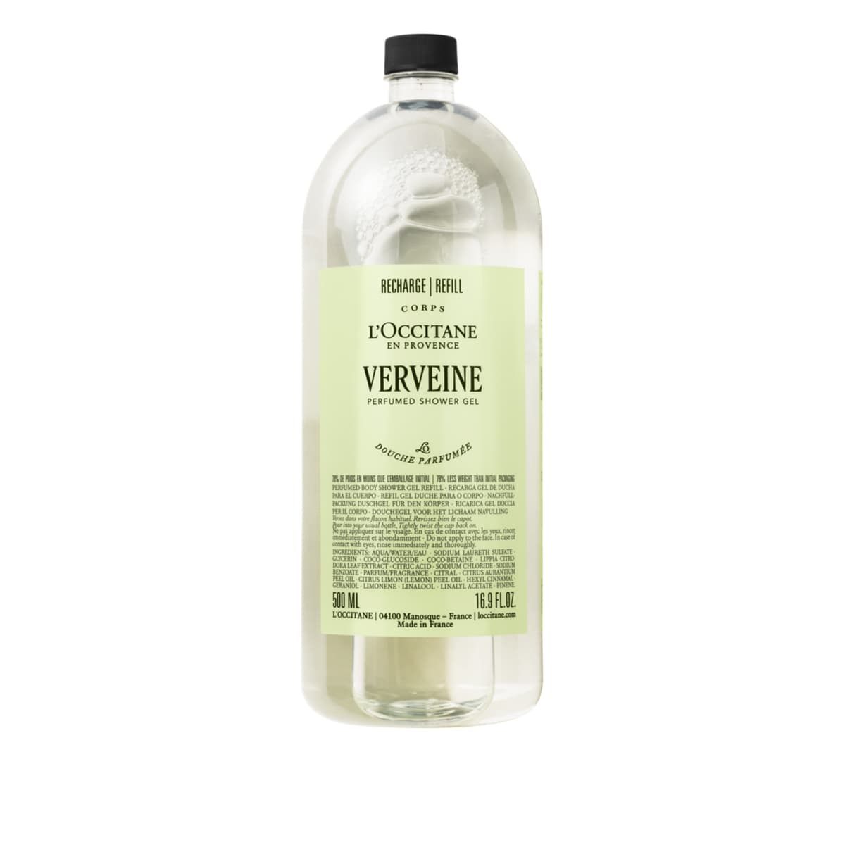 L'Occitane En Provence Verveine Verbena Shower Gel refill 500 ml, Refill