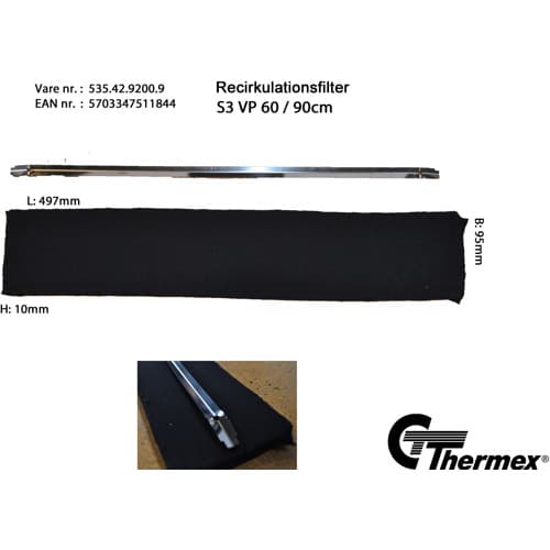 Thermex ThermexKulfilterS3VP60/90cm 