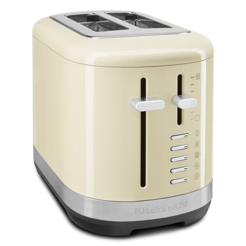 KitchenAid 2 slice metal toaster creme