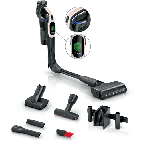 Bosch Genopladelig støvsuger,  Unlimited 10, Pudderrose