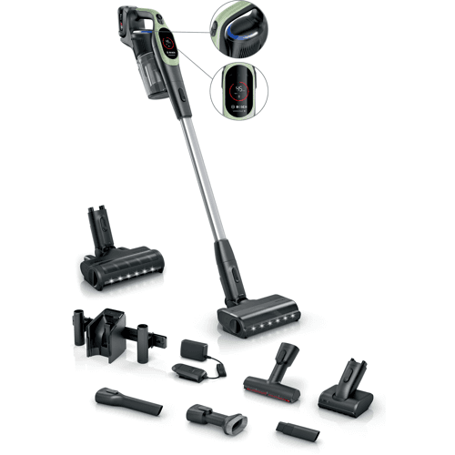 Bosch Genopladelig støvsuger,  Unlimited 9, Grøn