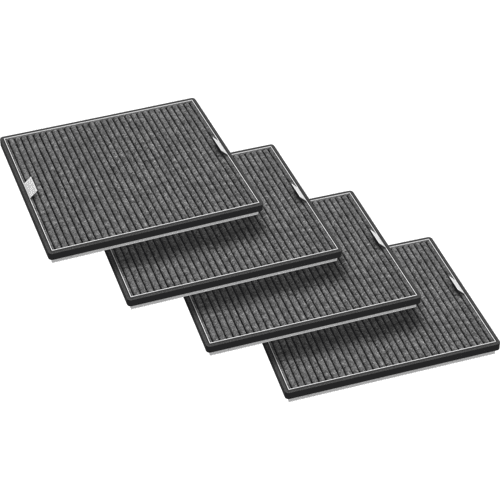 Miele DKF17_P Act.charcoal filter x4
