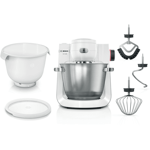 Bosch MUMS6EW18 Serie 6, Køkke nmaskine, 1600 W, Hvid, Børste