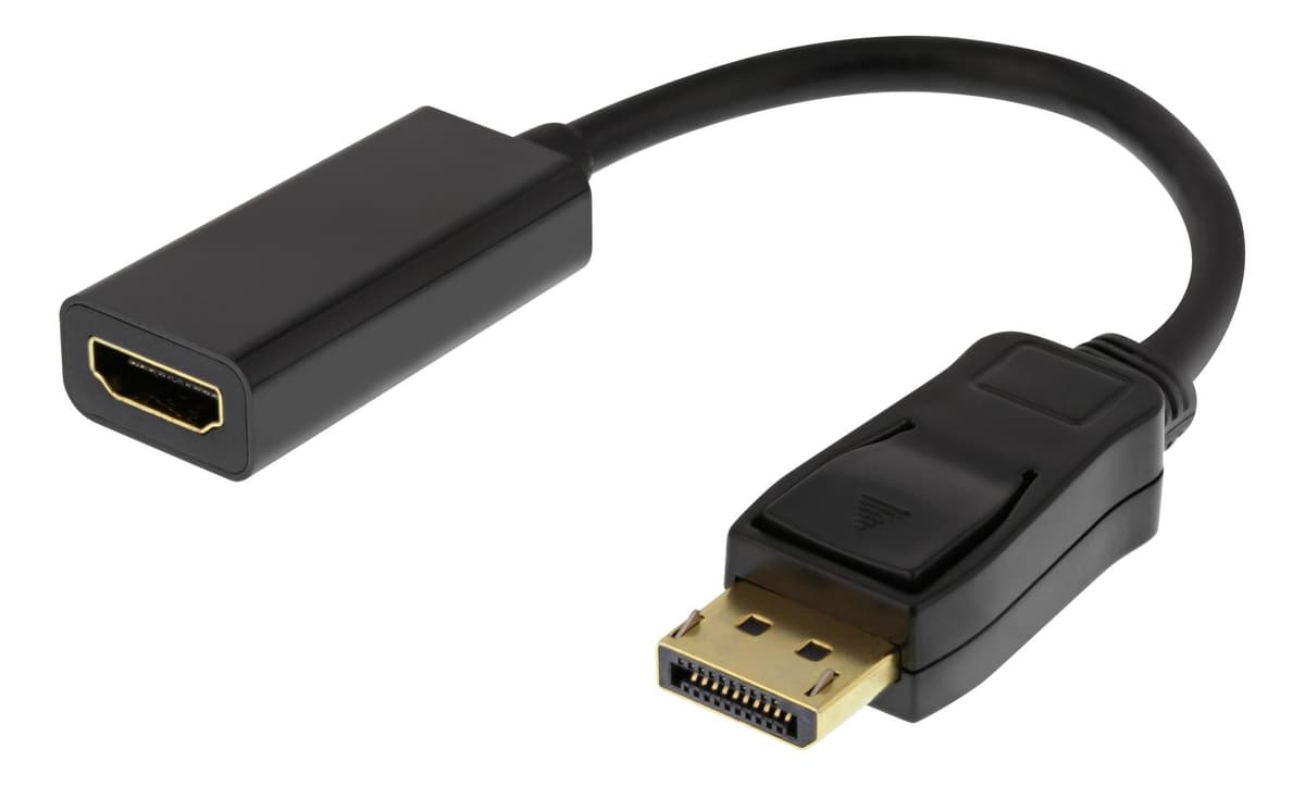 DELTACO - Displayport till HDMI