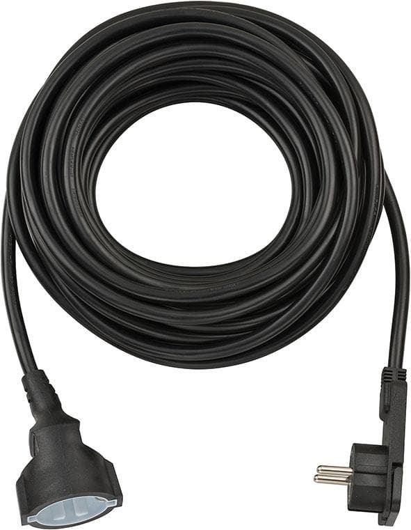 BRENNENSTUHL - Short Extension Cable, Angled Flat Plug 10m H05VV-F3G1.5