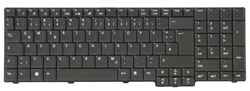 Acer - Tastatur - Sveitsisk tysk - for TravelMate 7530, 7730, 7730G