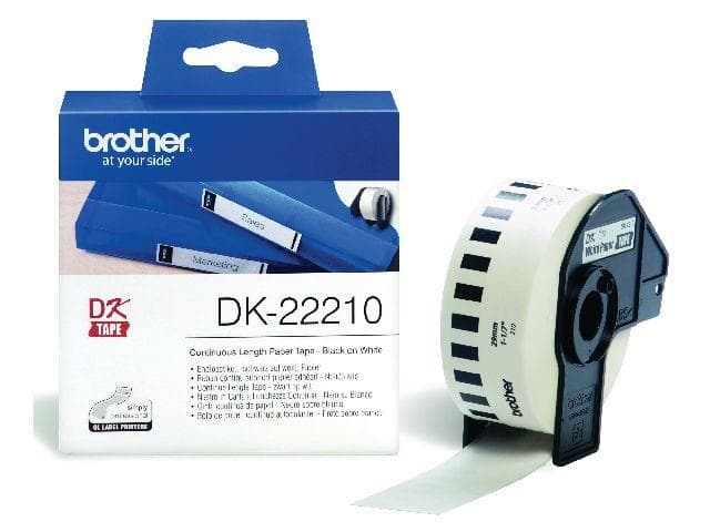 BROTHER - DK tape l›pende papir 29mmx30m