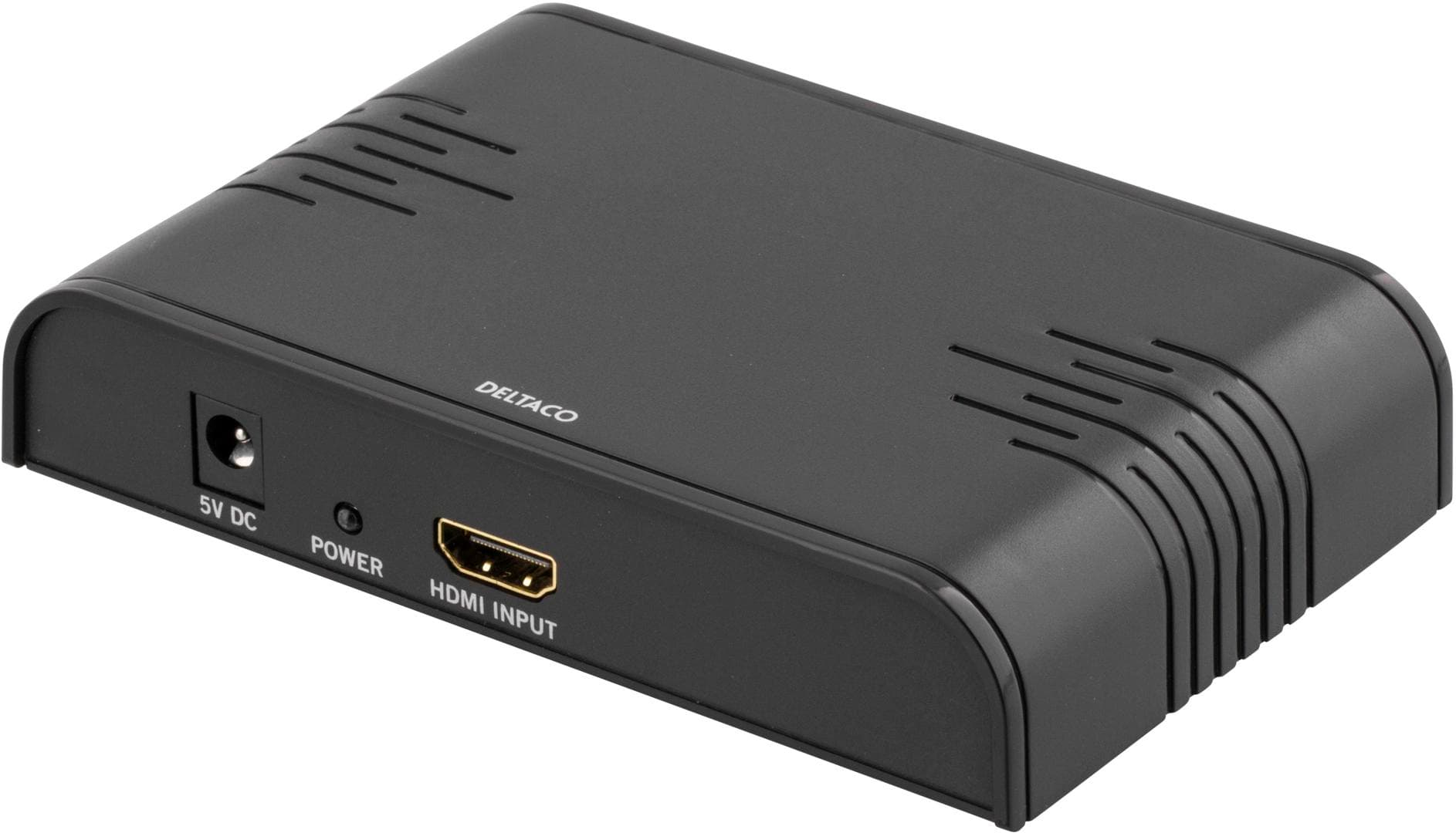 Deltaco - HDMI-SCART2 - videokonverter - svart