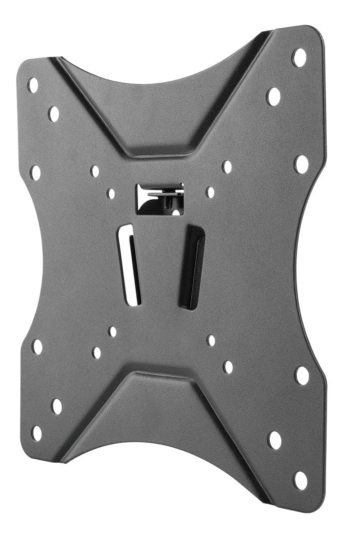 DELTACO - Compact Slim Wall Mount, 23-42, 25 kg, Black