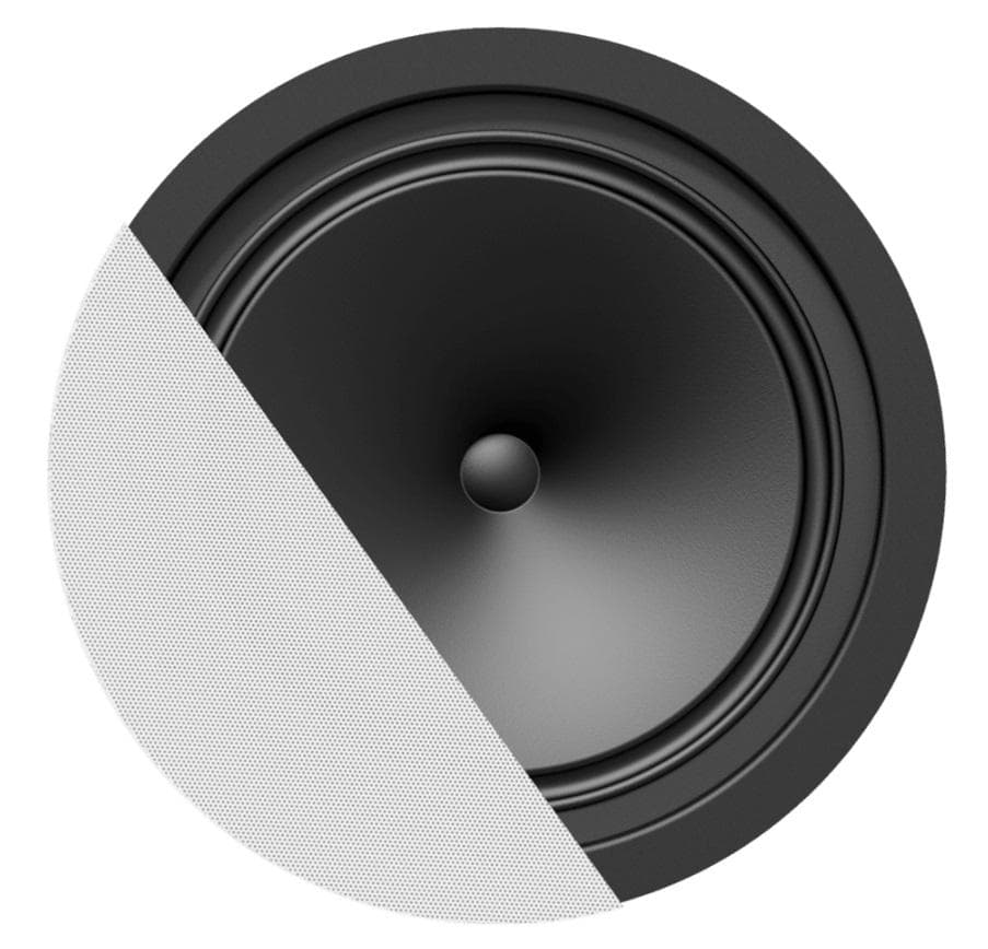 AUDAC - Takhøyttaler Cena812/W Hvit Innfelling 8" 12W/6W @100V