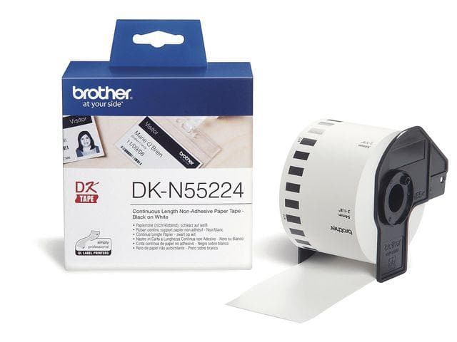BROTHER - ribbon black/white 54 mm