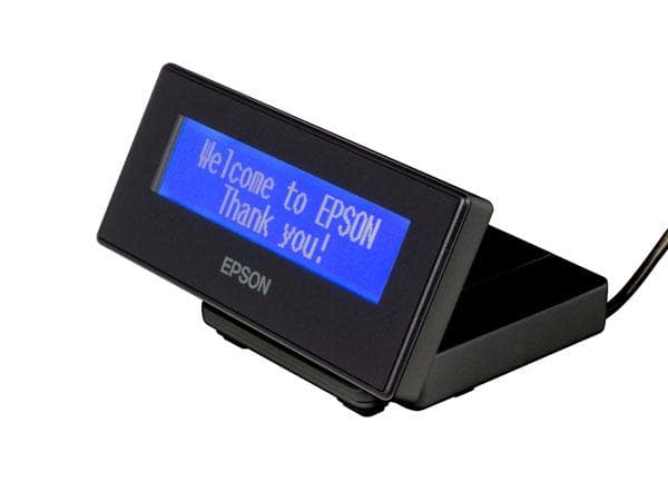 EPSON - DM-D30 DISPLAY FOR TM-M30 BLACK RETAIL USB2.0 MAX40 20COL/2LINE  IN MNTR