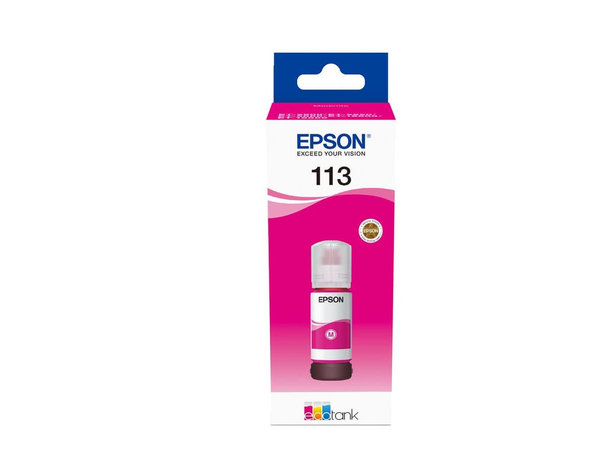 EPSON - 2LB 113 EcoTank Pigment Magenta ink bottle