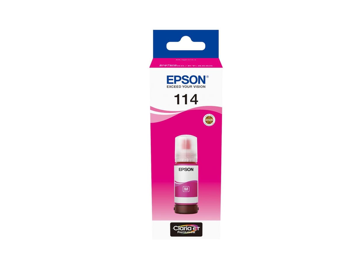 EPSON - 1LB 114 EcoTank Magenta ink bottle