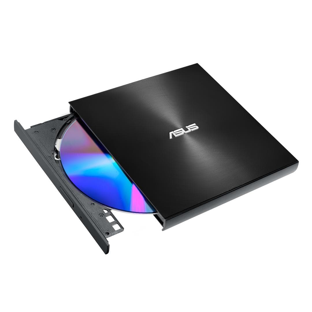 ASUS - ZenDrive U8M (SDRW-08U8M-U/BLK/G/AS/P2G) External USB-C DVD Writer, Windows, Mac OS - Black