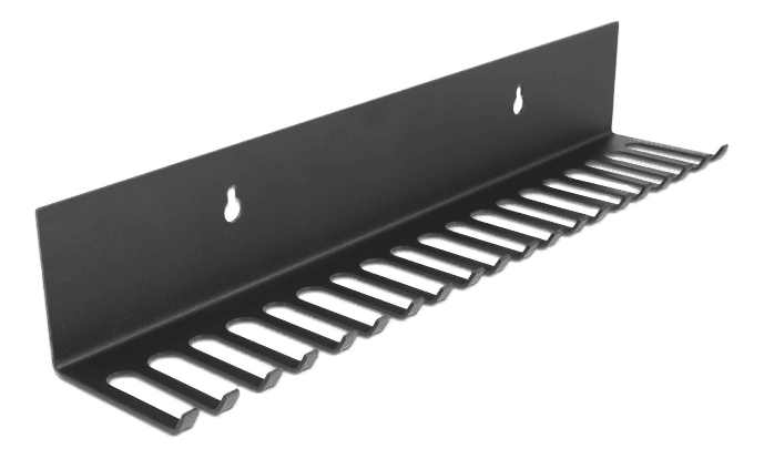 DELOCK - Cable holder 318 x 65 mm for wall mounting black