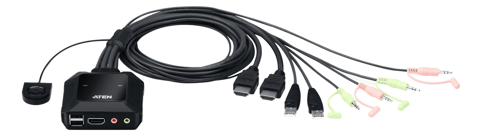ATEN - 2-Port USB 4K HDMI Cable KVM