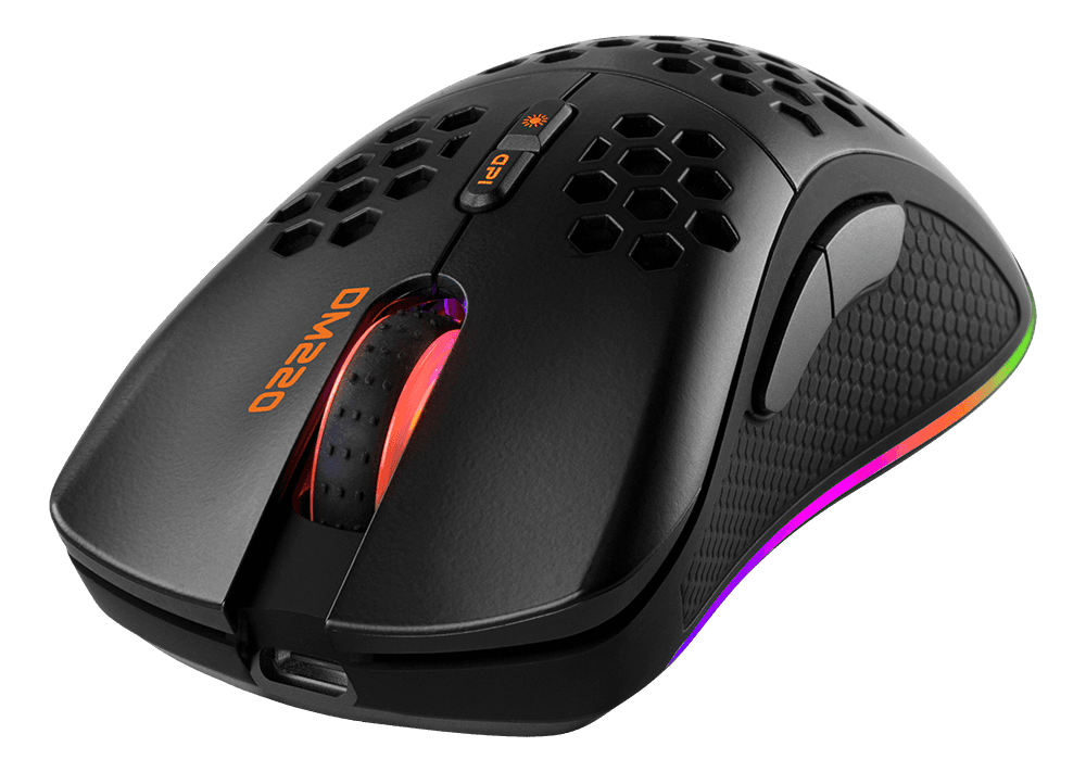 DELTACO - DM220 Wireless Lightweight gaming mouse, RGB, black