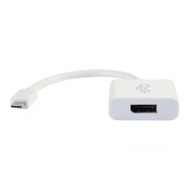 C2G - Cbl/USB C to DisplayPort Adapter White