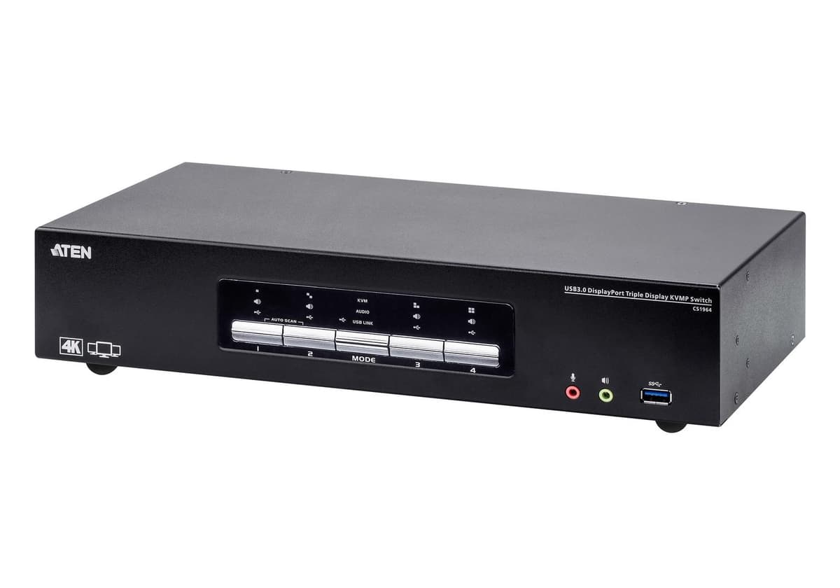 ATEN - 4-Port USB3.0 4K DisplayPort