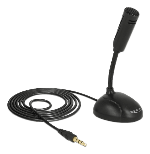 DELOCK - Kondensator Mikrofon Omnidirektional für Smartphone / Tablet mi