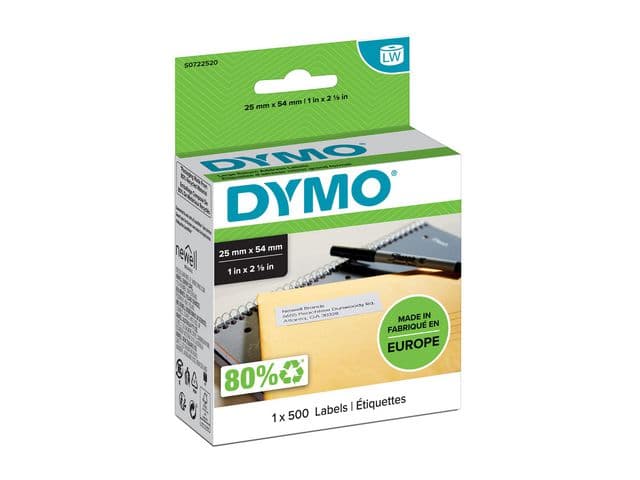 DYMO - Large Return Address Labels 54mm x 25mm white 500 pcs