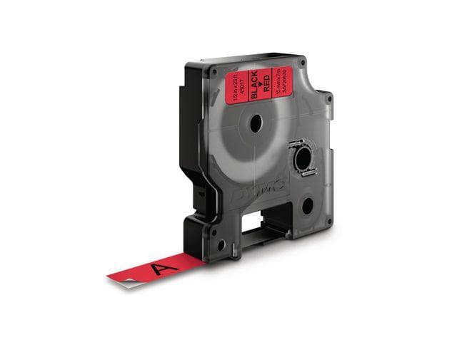 DYMO - D1 12mm tape black/red