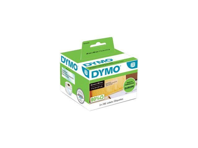DYMO - Transparent Address Labels 89mm x 36mm / 1 x 260 pcs  99013