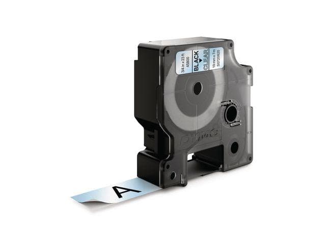 DYMO - D1 19mm  Sort/Klar