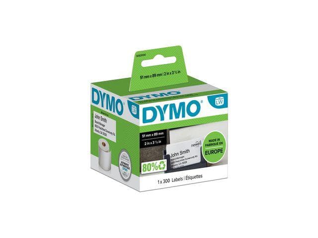 DYMO - Etikett DYMO navneskilt 51x89mm (300)