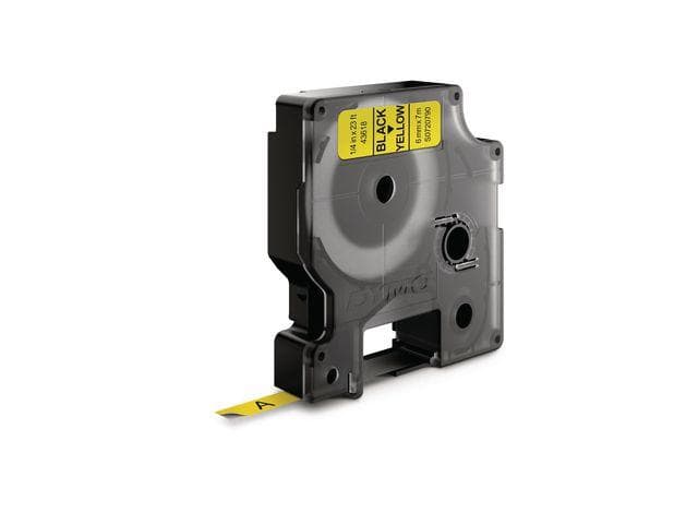 DYMO - D1 6mm Sort/Gul