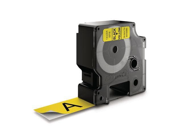 DYMO - D1 24mm Sort/Gul