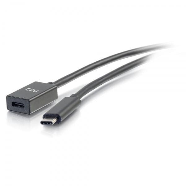 C2G - USB Extension Cable | USB-C - USB-C | 3.1 Gen 1 | 0.9m | Black
