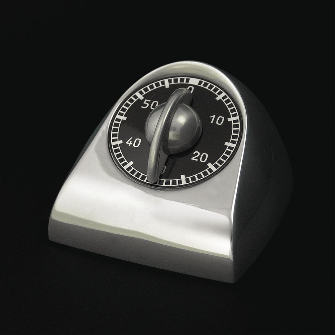 BENGT EK - Classic Timer in Aluminium, Steel bottom - qty 1