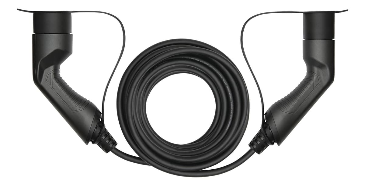DELTACO - EV-cable type 2 - type 2, 1 phase, 32A, 7M