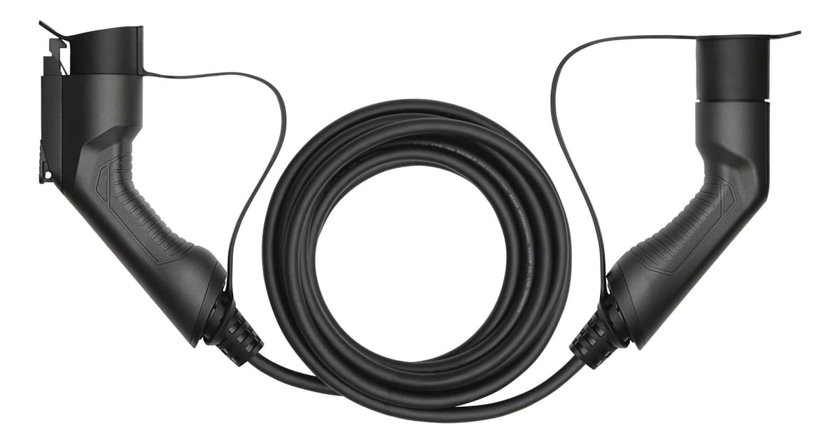 DELTACO - e-Charge cable Type 2 - Type 1 - 1phase 16A, 5m