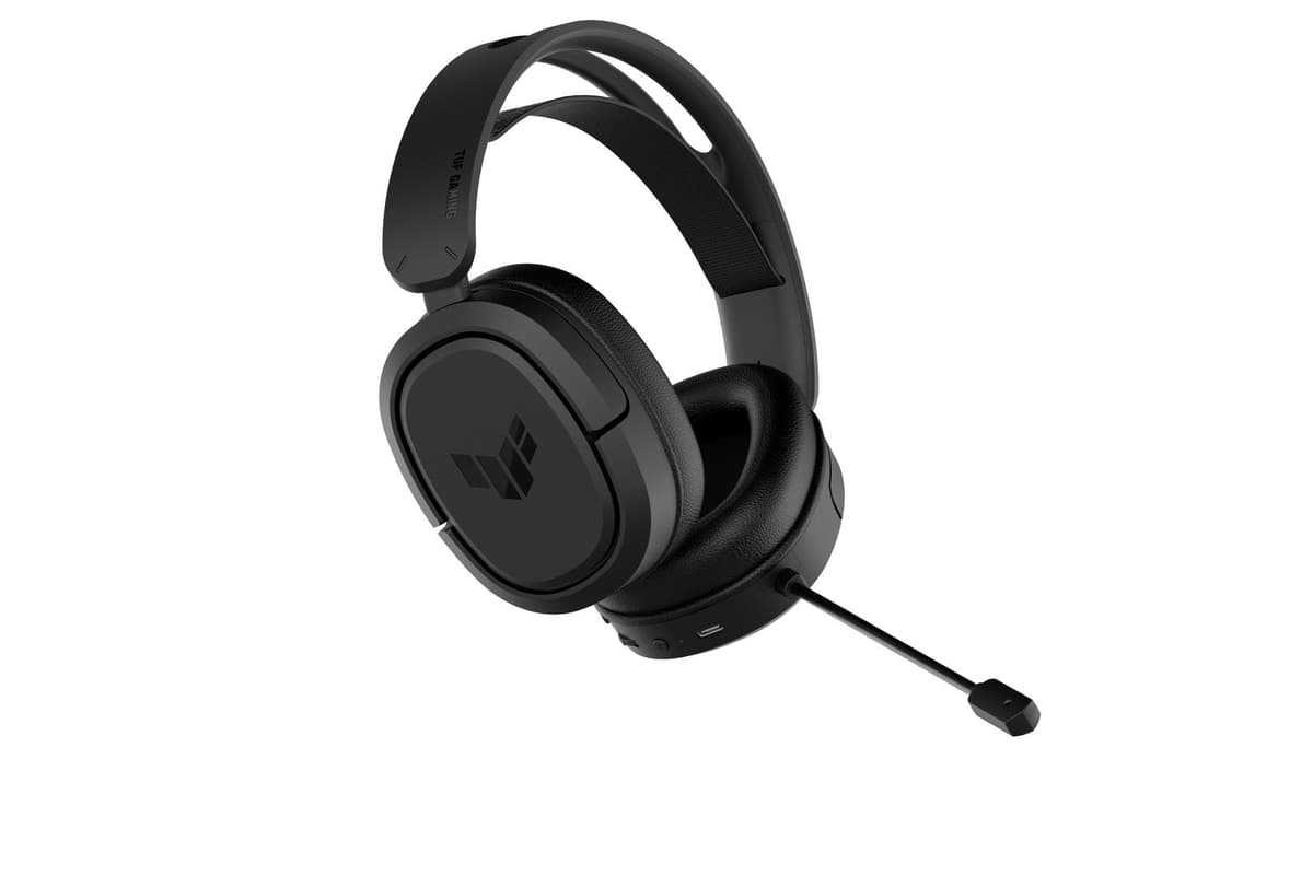 ASUS - TUF H1 Wireless Gaming Headset for PC, MAC, PS4/PS5, Xbox, Nintendo, Mobilde devices - Black