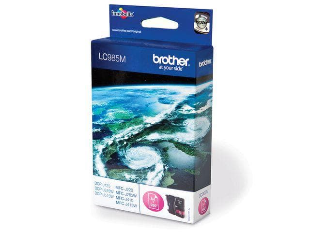 BROTHER - Blekk BROTHER LC985M rød