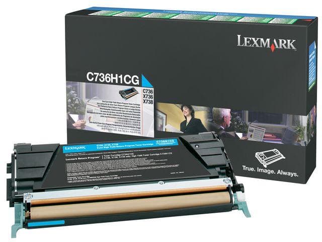 LEXMARK - Høy ytelse - cyan - original - tonerpatron - LCCP, LRP